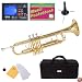 Mendini MTT-L Lacquer Brass Bb Trumpet, Gold