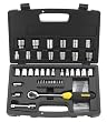 Stanley 92-810 MicroTough Ratchet and Laser Etched Socket Set, 50-Piece