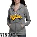 NCAA Iowa Hawkeyes Ladies Ash Swept Full Zip Hoodie Sweatshirt
