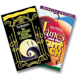 The Nightmare Before Christmas/James and the Giant Peach (Special Widescreen Editions Two Pak) [VHS]