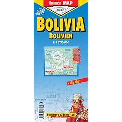 Bolivia 1 : 1 750 000. Road Map + City Maps