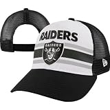 NFL Unisex Adult Oakland Raiders Spiral Stripe 940 Cap (Black, One Size Fits All)