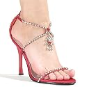 457-MANDY red satin-size 5