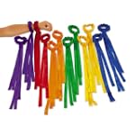 Rainbow Wrist Ribbons