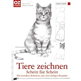 Tiere zeichnen Schritt f�r Schritt. Mit Grundkurs Kolorieren und vielen farbigen Beispielenvon "Hanne T�rk"