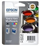 Epson Black And Colour Ink Cartridge F/ C62/Cx3200 (T040+T041)