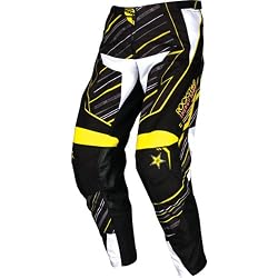 MSR Racing Rockstar Men's Dirt Bike Motorcycle Pants - Black/Yellow