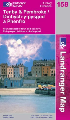 City Travel Guides Discounted  Livres : Carte de randonnée : Tenby and Pembroke (en anglais)