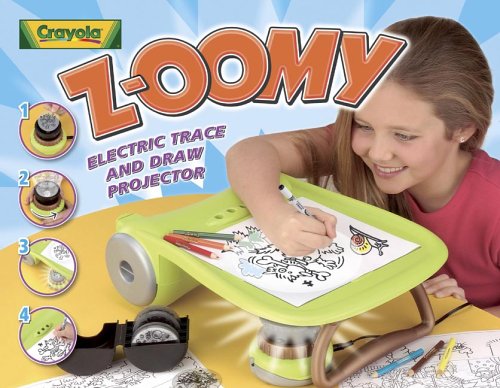Childrens Toyshop  Toys : Crayola Zoomy Electric Trace and Draw Projector