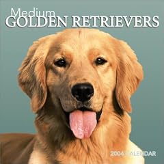 Medium Golden Retrievers Wall Calendar: 2004