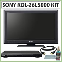 Sony Bravia L-Series KDL-26L5000 26-Inch 720p LCD HDTV + Sony DVD Player + Accessory Kit