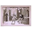 Historic Theater Poster (S), London life a new/original melo-drama in five acts, by Martyn Fi