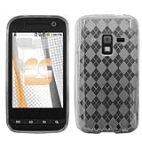 RUBBER GEL FLEXIBLE TPU WITH CRYSTAL CLEAR CHECKER DESIGNING Phone Cover So ....