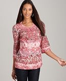 Style&co. Tunic, Printed Crewneck