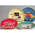 Teller 19 cm - Fr�hst�cksteller Coffeebrands 4 St�ck u.a. Tommys