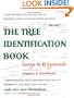 Tree Identification Book : A New Method for the Practical Identification and Recognition of Trees