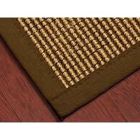 Tuscany Sisal Rug - Brown, Non-Slip Backing (Custom Size and Color Available)