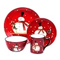 Sledding Snowman Dining Collection