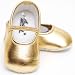 Easy USA Infant Toddler Girls Shoes Gold Slippers Infant 3-Toddler 6