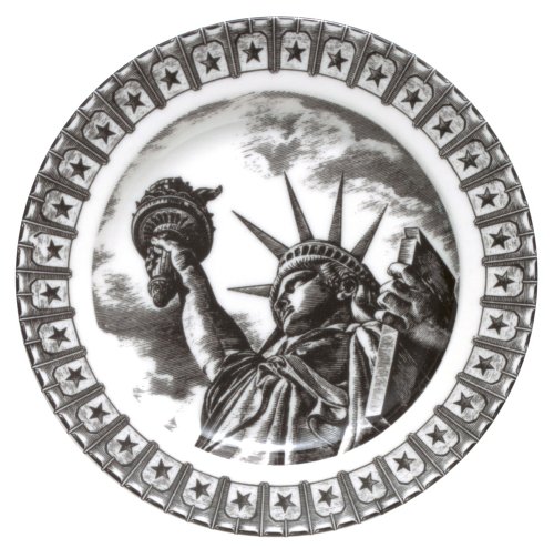 PTS America 222 Fifth Slice of Life Miss Liberty 7-3 4-inch Salad Plate by PTS America