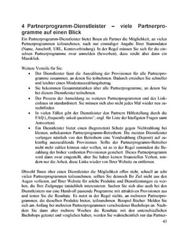 Geld verdienen im Internet durch kostenlose Partnerprogramme Homepage statt Aktien