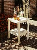 Outdoor Living : White Cedar Outdoor Serving Cart
