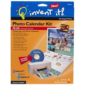 Click here to buy Invent It! Photo Calendar Kit Plus with Software.
