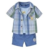 Newborn Boys' Classic Pooh 3-pc. Poplin Shorts Set