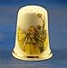 Porcelain China Collectable Thimble -- Buttercup Fairy with Free Gift Box