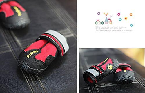 Blogger Protect doggie paws from mud, sharp rocks, and hot pavement with Grip Trex All-terrain Dog Boots Shoes