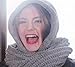 Angela & William Unisex Handmade Warm Hooded Scarf and Poncho Pullover
