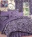 Purple Zebra Bed In A Bag Set