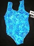 Girls 1 PC U-Back Aqua/Shells