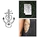 Tattify Vintage Anchor Temporary Tattoo - Leviathan (Set of 2)