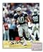 Bill Bates NFL Dallas Cowboys Hand Signed 8x10 Photograph Blue Jersey