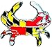Maryland Flag Design Crab Hat Tac or Lapel Pin