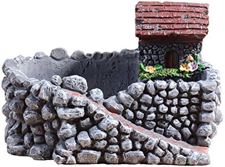 Flower Pots, Hgrope Artificial Decorative Succulent Plant Pots, Desktop Holder for Indoor Plants