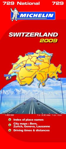Switzerland 2009 2009 (Michelin National Maps)
