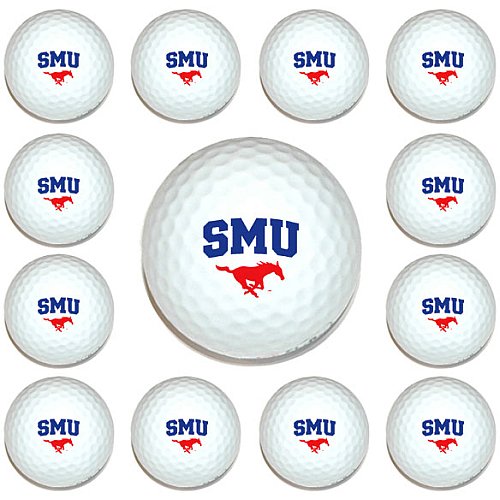 Southern Methodist Mustang Dozen Pack Of Golf Balls From Team Golf
