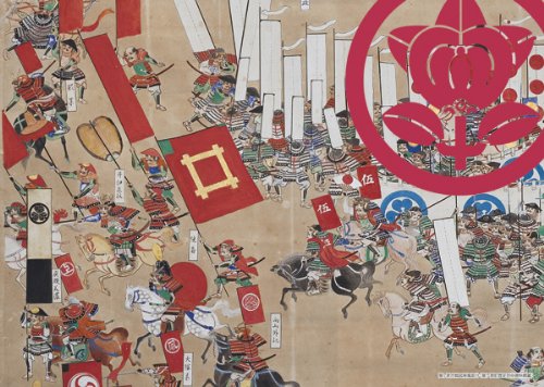 関ヶ原合戦図屏風「井伊直政隊付近」マルチペーパー