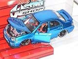 SUBARU IMPREZA WRX STI BLAU TUNING TUNERS 1/24 MAISTO MODELLAUTO MODELL AUTO