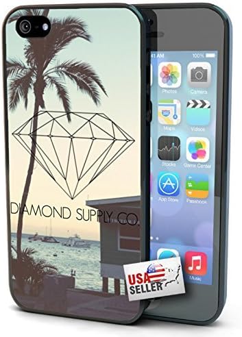 Diamond Supply Co. "Paradise" Case for Apple Iphone 5 and 5s Swag Dope Illest (Clear)