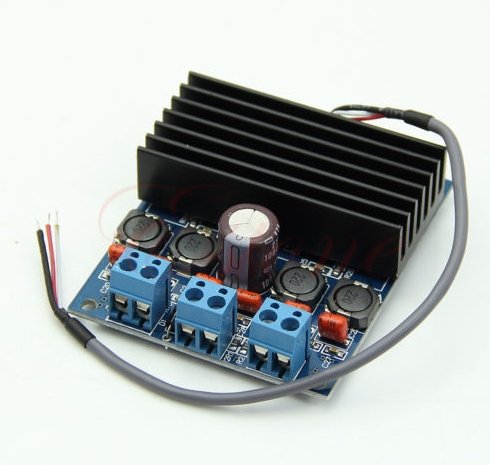 détail AMP Amplificateur Numérique HIFI classe D ELECTRONICS TDA7492 25+25W Radiateur