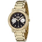 Invicta Women's 0100 II Collection 18k Gold-Plated Diamond Accented Watch