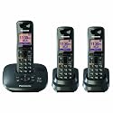 Panasonic Dect 6.0 Titanium Black Cordless Phone with Answering Machine (KX-TG6423T)