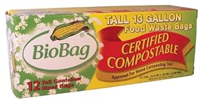 Biobag, Waste Bags, 13 Gallon, 12.00 CT ( Value Bulk Multi-pack)