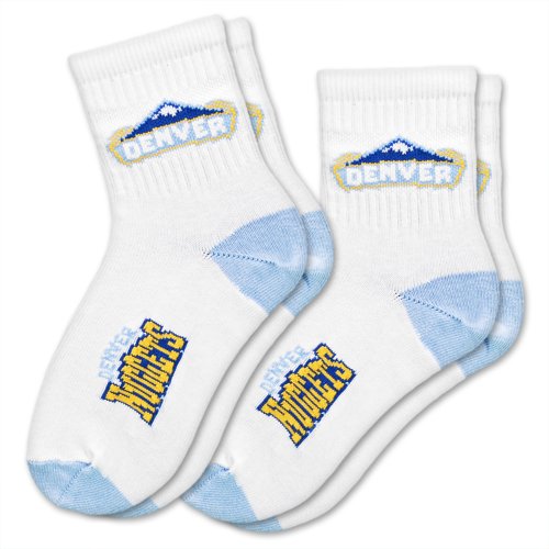 NBA Denver Nuggets Kids Socks, 2-Pack, Youth