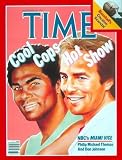 Miami Vice's Phillip Michael Thomas and Don Johnson, Art Poster by TIME Magazine, size 11