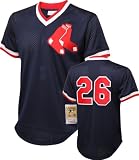 Mitchell & Ness Wade Boggs Boston Red Sox Authentic Throwback Jersey - Navy Blue (Small)