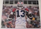 STEVIE JOHNSON SIGNED AUTOGRAPHED 11X14 PHOTOGRAPH BUFFALO BILLS COA
